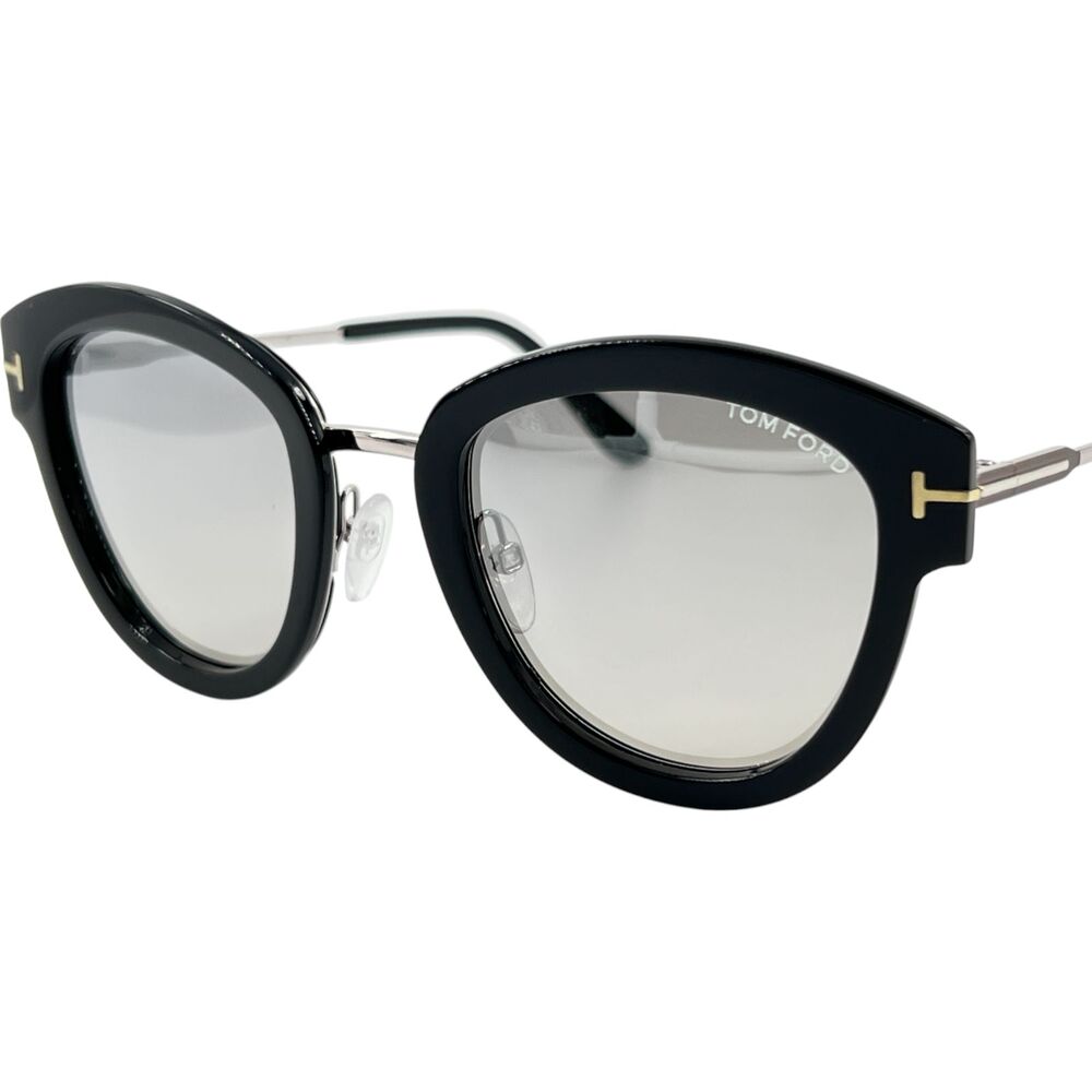 Tom Ford FT0574 Mia 02 Womens Sunglass 14C Light Ruthenium - Picture 2 of 6